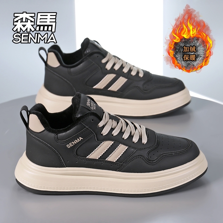 SENMA/森马加绒保暖复古潮流男鞋