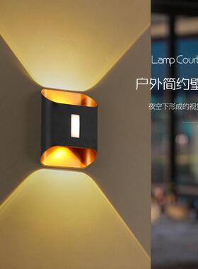 户外led壁灯简约创意室外客厅楼梯阳台双头庭院外墙灯具超亮