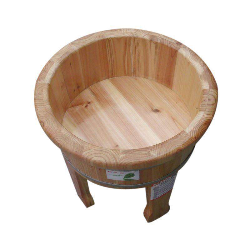 高脚盆四脚家用老人免蹲坐盆木桶足浴泡脚实木盆妇洗盆余间