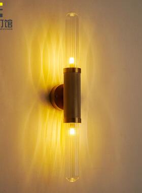 轻奢长条壁灯后现代简约客厅灯创意楼梯过道间卧室灯创意led灯具