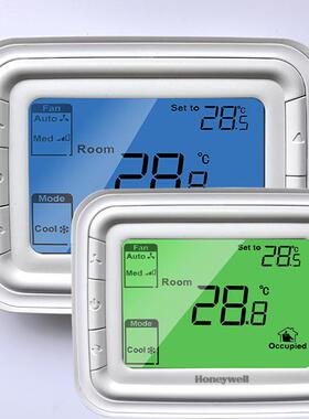 替霍尼韦尔款数显液晶温控器T6861系列风机盘管控制器AC220vAC24v