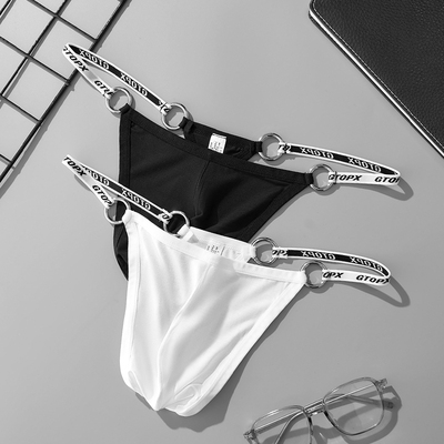 GTOPX MAN男士金属圈低腰性感U凸后空丁字裤 提臀单丁裤内裤