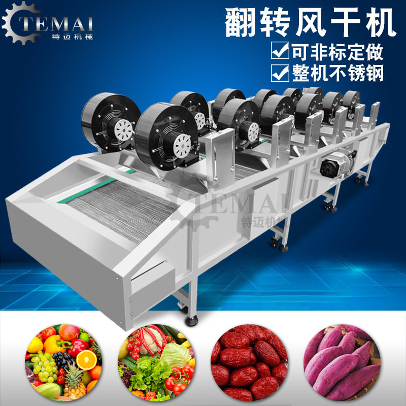 厂家生产山楂酸枣沥水吹干机 软包装酱菜翻转式风干机 风干流水线,清洗/食品/商业设备,风干机,淘宝优惠券,粉丝福利购,淘宝优惠卷