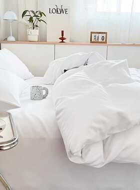 E4C酒店被子全套一整套民宿宾馆专用被子被芯白色床上用品被褥全
