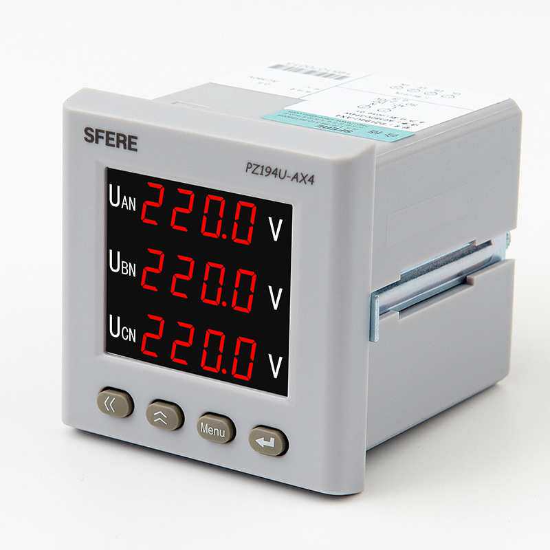 江苏斯菲尔电气sfere PZ194U-AX4交流三相电压表数显式电子仪表