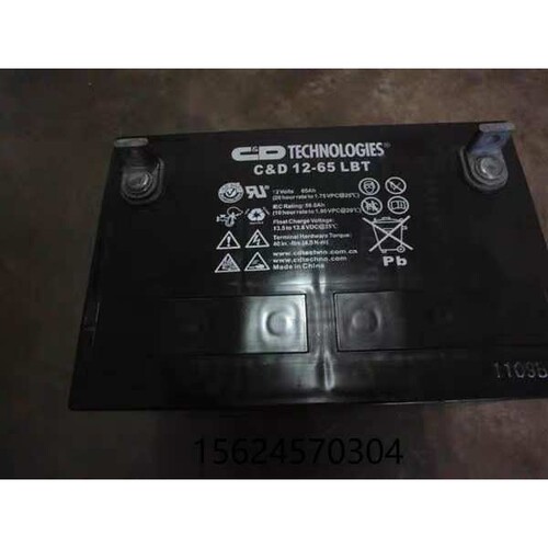 大力神 西恩迪CD蓄电池C&D 12-65LBT  12V65AH 直流屏ups eps光伏