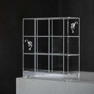 亚克力茶具茶壶多宝阁展示置物架桌面收纳架无背板格子架 可开发