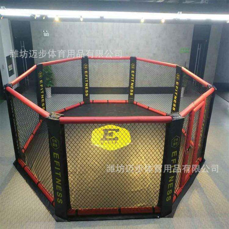 拳击擂台搏击自由赛台式泰拳擂台散打标准落地式拳击台格斗八角笼