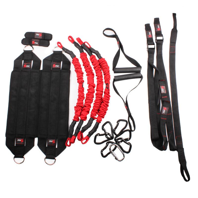 4dpro空中活力带蹦极绳阻力绳空中瑜伽弹力带瑜伽绳健身活力带空