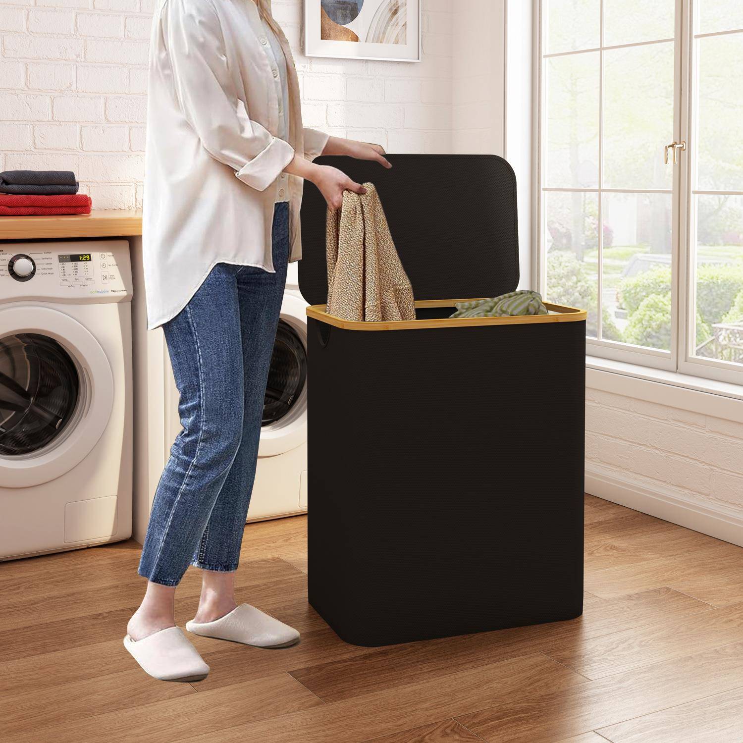 脏衣篓脏衣服收纳筐脏衣篮脏衣筐浴室洗衣篮可折叠家用收纳衣服