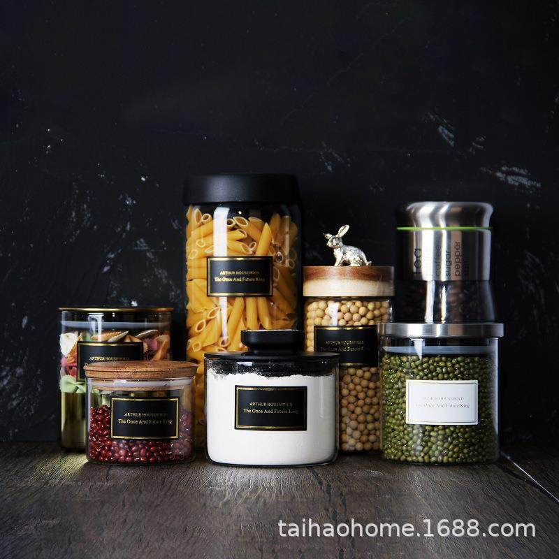 样板间厨房密封瓶储物罐软装饰品摆件售楼处餐厅设计搭配摆件橱柜,农用物资,其他肥料,淘宝优惠券,粉丝福利购,淘宝优惠卷