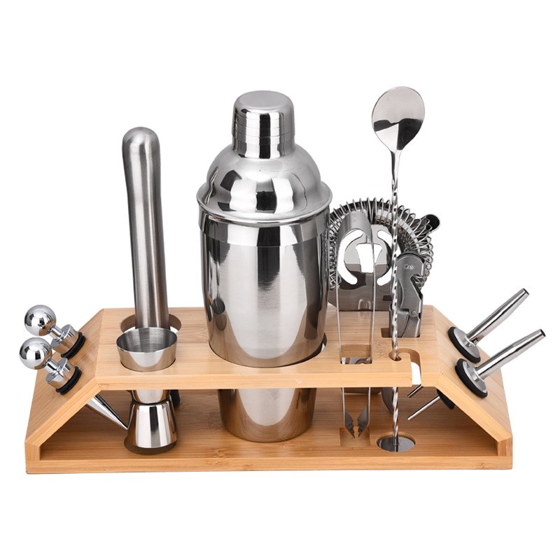 调酒器套装多功能金属商用酒具组合不锈钢鸡尾酒家用调酒酒吧工具
