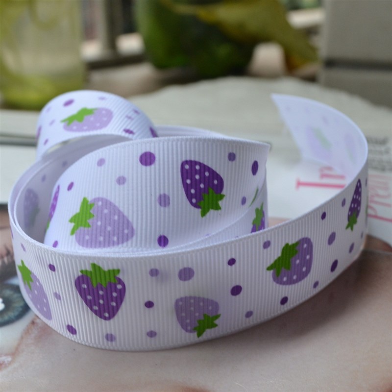 25mm草莓罗纹带 AQ003姚明织带