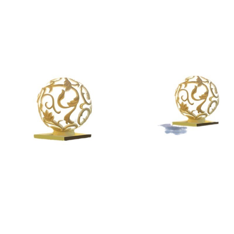 圆形太阳能柱头灯围墙大门柱子灯户外防水欧式园林庭院别墅门柱灯