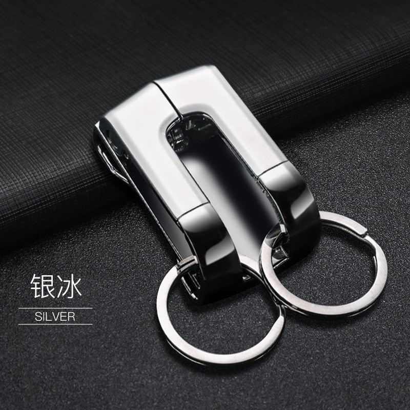 穿皮带钥匙扣男腰挂防丢 高档挂腰带汽车锁匙扣男士创意个性简约