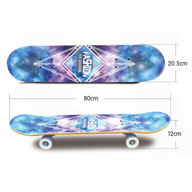 杰动闪光双翘跳舞滑板成人青少年男女生舞板枫木双翘代步滑板