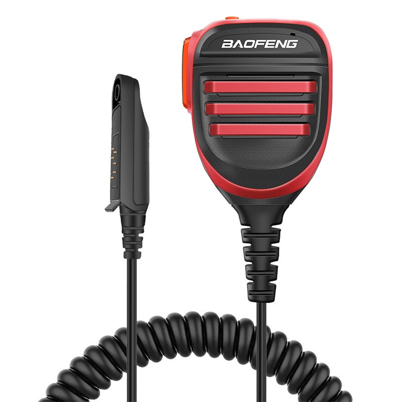 宝锋对讲机 大声音双发射手咪肩咪双PTT 宝峰9R/A58/9700防水系列