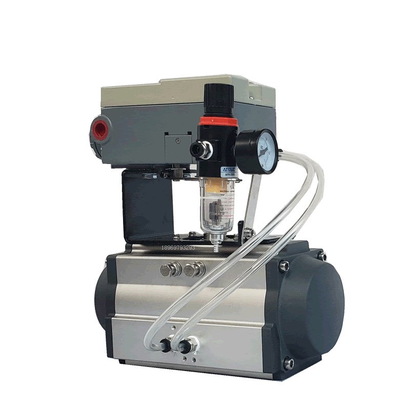 风门风阀气缸双作用型 DA气动执行器 比例调节型4~20mA LCD屏显示