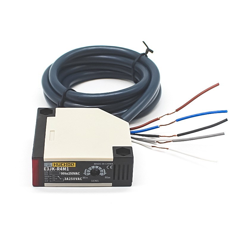 感应光电开关镜面反射传感器E3JK-R4M1送光板 12-24VDC