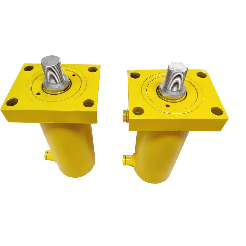 加工定制法兰前置液压千斤顶 大吨位液压千斤顶 重型冲孔机油缸