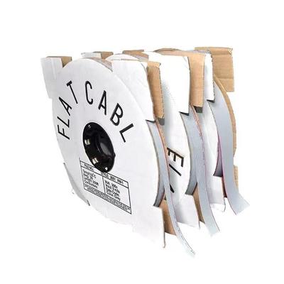 2651红边灰排线1.27灰排线LED显示屏排线镀锡铜8P-64P