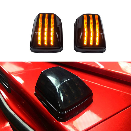 大G系W463 G500流水跑马转向灯G350d流线型转向灯G63 G55角灯