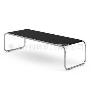 现代简约不锈钢茶几长正方形茶几小矮桌边桌小茶几客厅茶几组合