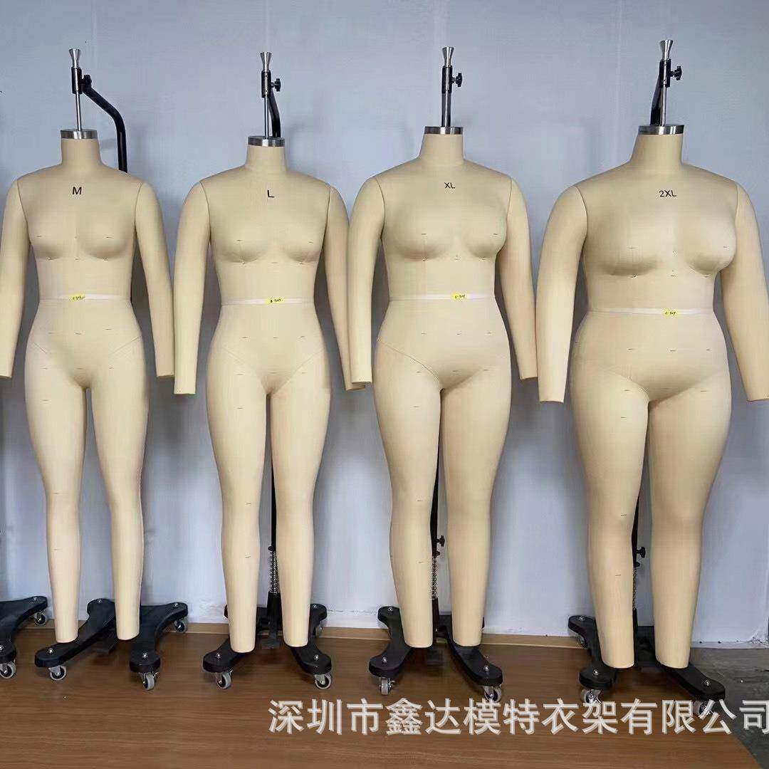 肥婆肥男肥胖立裁人台模特女装男装裁剪模特伸缩肩膀打板模特厂