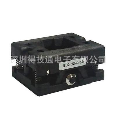 原装进口Plastronics测试座烧录座28LQ45S14040QFN28