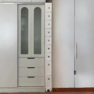 O&14CM厨房夹缝抽屉式收纳柜简约欧式窄柜22宽缝隙柜18cm卫生间置