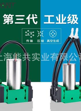 BAXIT巴谢特双头微型真空泵24V高负压隔膜气泵6V/12V采样泵G4B-2T