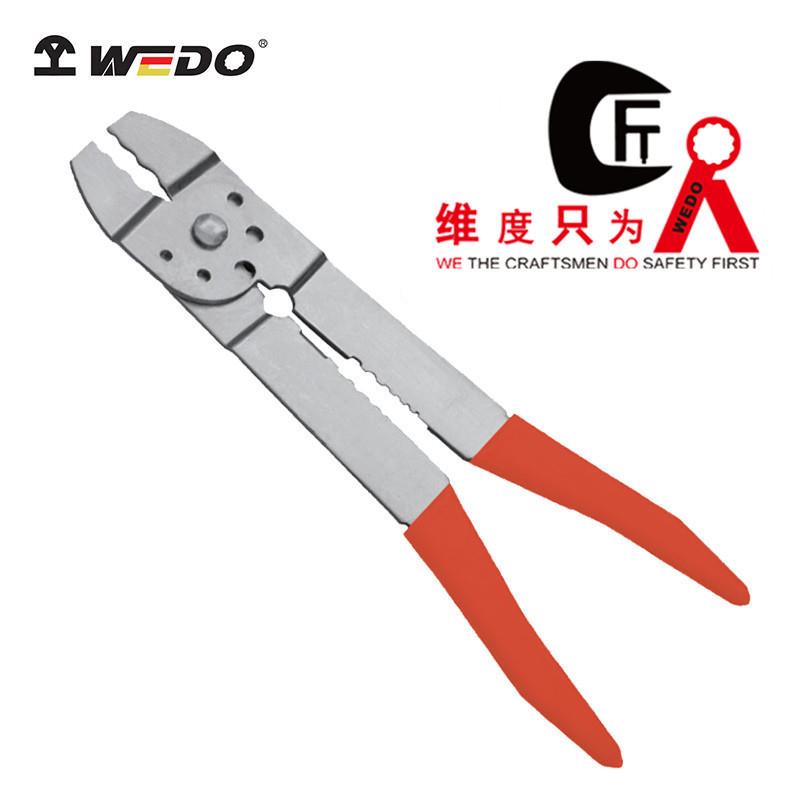 WEDO维度工具304不锈钢剥线压线断线钳多功能钳子ST8306