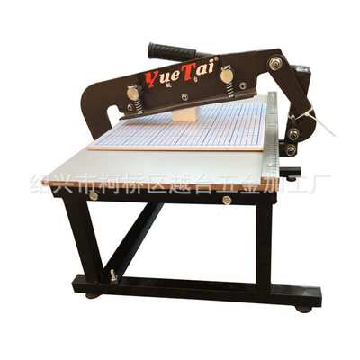 皮革布样裁切机 手动布料裁切机 样品切花边裁边机厂家专业生产