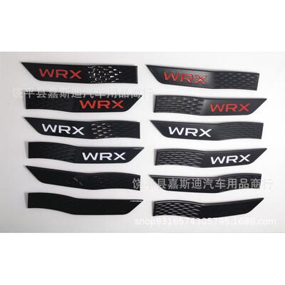 适用于15-18斯巴鲁WRXSTI翼子板车标改装侧标车身贴标字标