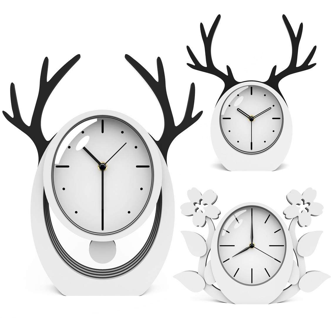 北欧座钟台钟客厅家用创意钟表摆件轻奢简约桌面时钟台式床头念冬,纺织面料/辅料/配套,纺织机械配件,淘宝优惠券,粉丝福利购,淘宝优惠卷