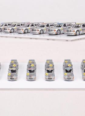 seeker1:64奔驰190e2.5-16EVO柏林熊六车套装仿真合金汽车模型