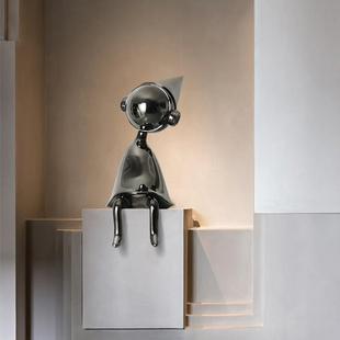 卡通潮玩公仔纪念碑谷人物装饰雕塑客厅样板间儿童房桌面艺术摆件