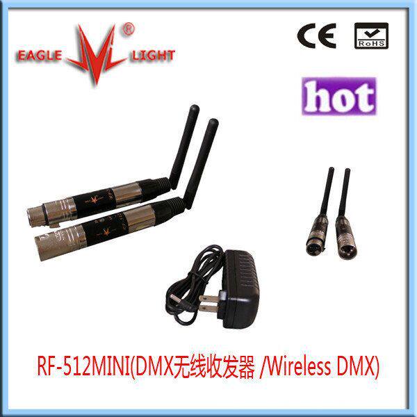 RF-512MINI无线DMX512收发器自动跳频零延时抗干扰信号传输