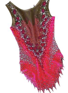 专业啦啦操花样体操演出服艺术体操竞技服艺考形体服V41男郊游