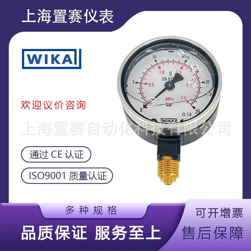 213.40.063型压力表抗震抗冲击用于采矿工业液压装置WIKA压力表