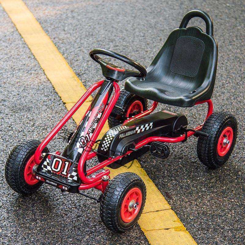 儿童卡丁车四轮车脚踏车可坐男女宝宝至岁儿童健身自行车脚蹬车