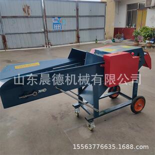 新款自动进料铡草机多功能粉草干湿两用秸秆柔丝机