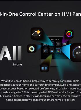 Sonoff NSPanel-US/EU白色易微联智能家居中控面板美规86型 语音