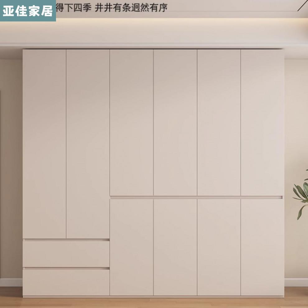铝合金衣柜卧室家用一门到顶一面墙蜂窝铝柜子简易组装小户型亚佳图片