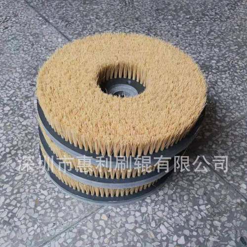 深圳毛刷厂专业制作PCB主板焊锡后清洗机毛刷盘助焊剂残留物清洗