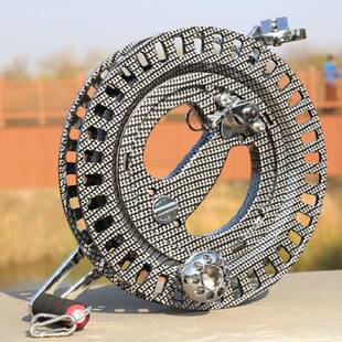 风筝线轮手握轮盘防倒转大人专用收线器配件手轮专业万向老式儿童