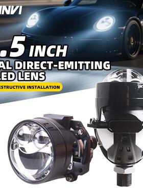 Sanvi三为车灯新品48瓦2.5寸S62双眼直射LED双光透镜大灯车灯改装