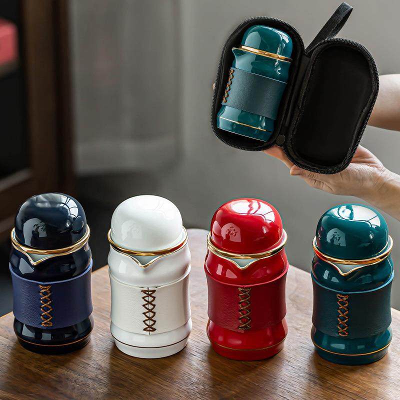 小蛮腰陶瓷旅行快客杯一壶三杯套装国潮新品简约中式大气家用送礼,纺织面料/辅料/配套,纺织机械配件,淘宝优惠券,粉丝福利购,淘宝优惠卷