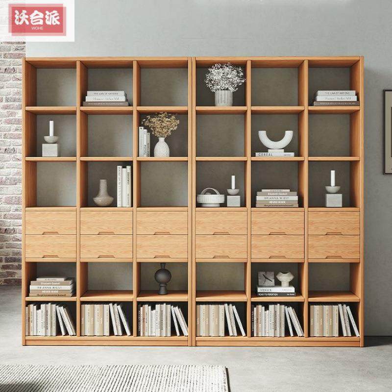 客厅玄关柜一体靠墙网格架多层格子书柜全实木松木书架落地置物架,节庆用品/礼品,新娘配件,淘宝优惠券,粉丝福利购,淘宝优惠卷