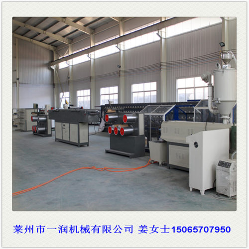 供应PPPE塑料亚麻丝绳挤出拉丝机器 塑料扁丝捆扎绳船用绳拉丝机
